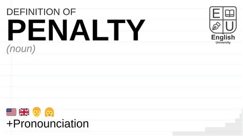 how to say penalized.